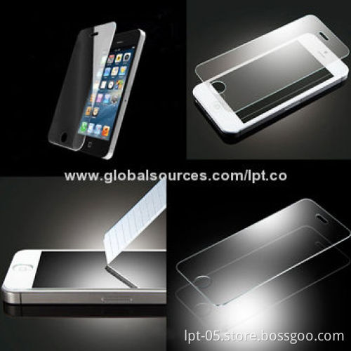 0.3mm Thickness 9H hardness Premium Real Tempered Glass Screen Protector for iPhone 4/4S